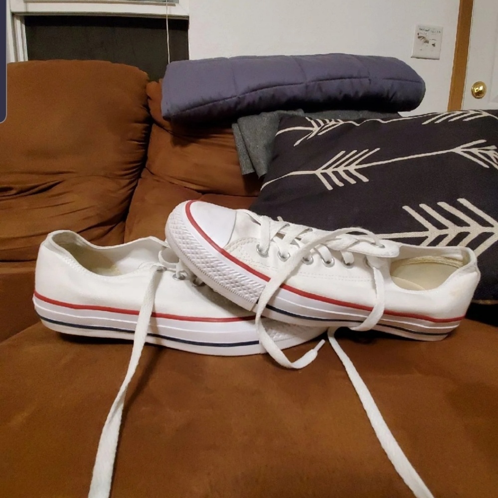 White Converse Shoes